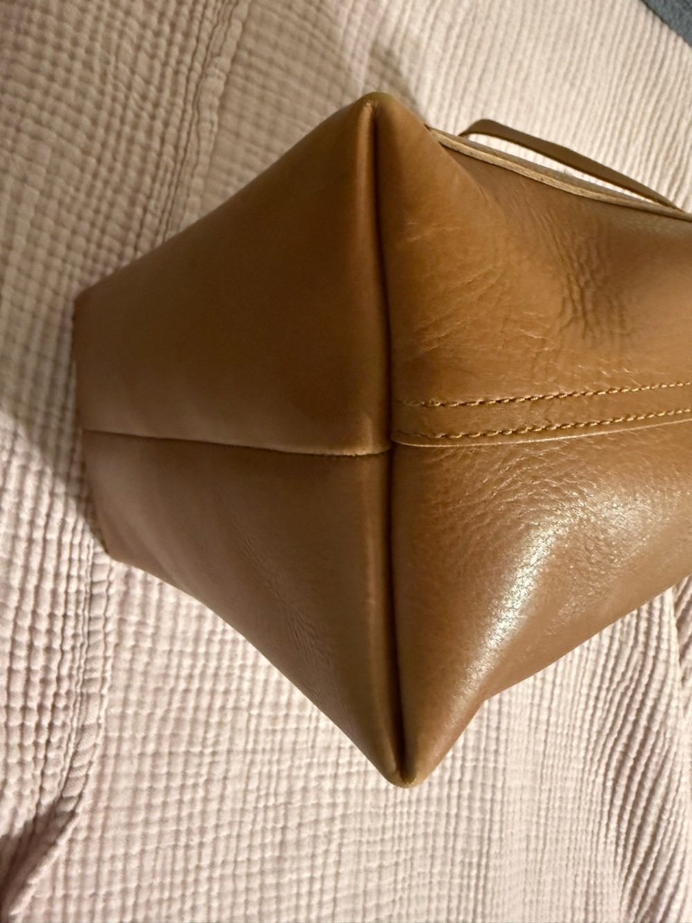 Madewell Zip-Top Medium Transport Leather Tote with Adjustable Strap- Like New - Picture 11 of 16